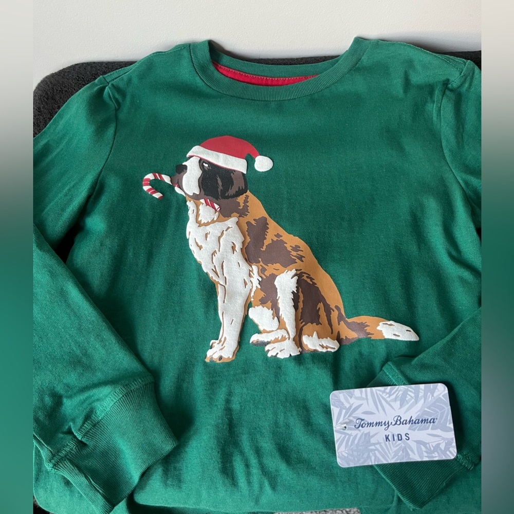Tommy Bahama Kids Unisex L/S Christmas Shirt - S (5/6)